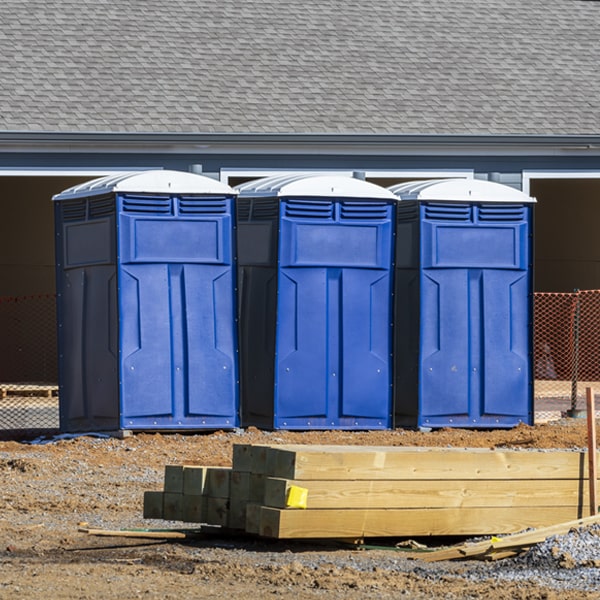 what is the maximum capacity for a single portable toilet in Franksville Wisconsin